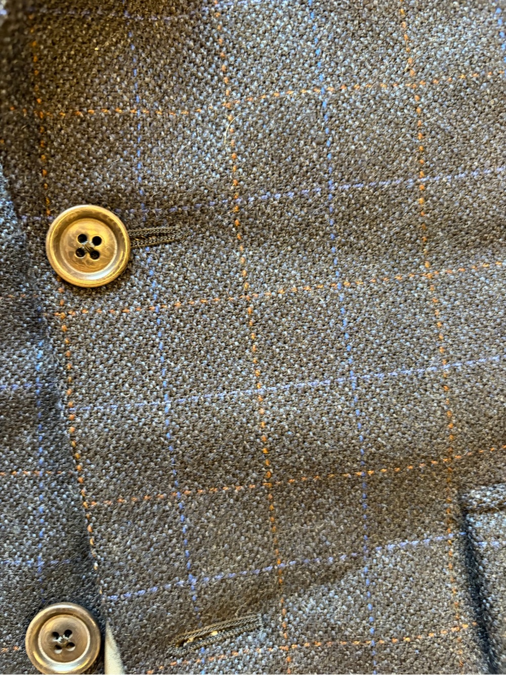 Harry Rosen J.P. Tilford / Samuelsohn Windowpane Wool Sport Coat - Picture 6 of 6